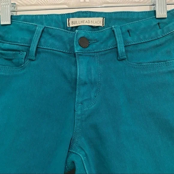 Bullhead Black | Skinny Denim Jegging Junior Teal Blue Size 3 - Picture 4 of 6
